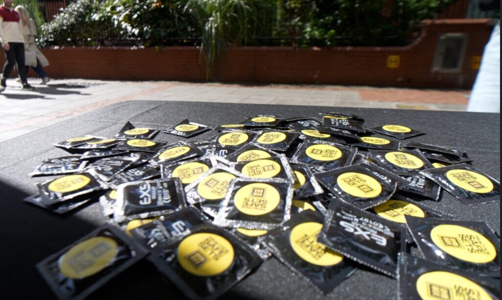 Outspoken gym brand Gymbox has distributed a set of 6,000 new free branded "safe sets", combining fitness with a drive towards safer sex.