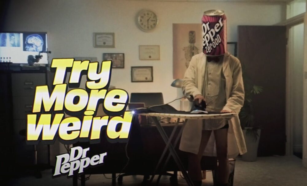 Soft drink brand Dr. Pepper is celebrating the power of weird with a bizarre new series of spots that encourage the public to embrace the strange.