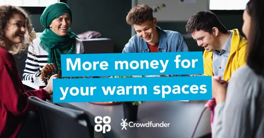 The Co-op has partnered with the Warm Welcome Campaign to help increase the number of publicly available warm spaces around the UK.