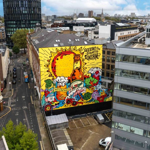 San Miguel is bringing a taste of Spanish sunshine to London's drizzly streets by taking over Europe's largest mural for a new activation.
