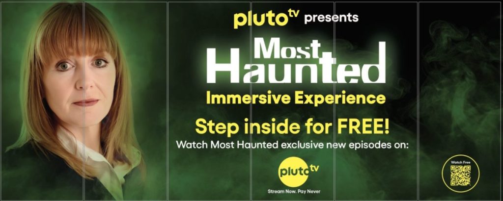Wavemaker has partnered with ad-supported streaming service Pluto TV to create a spine-chilling immersive experience at Outernet London