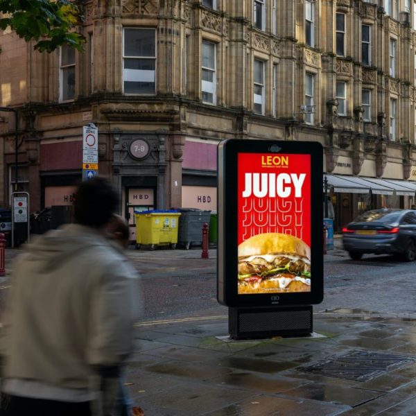 LEON is taking a headfirst leap into the burger market with a colourful out-of-home campaign inspired by the freshness and quality of its menu.