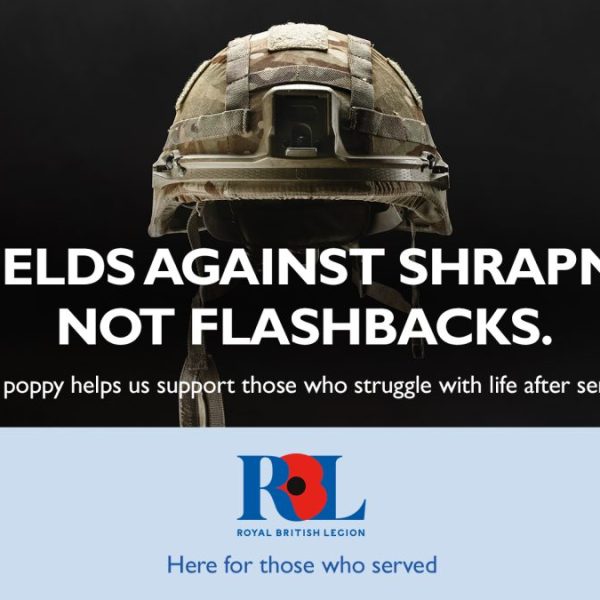 The Royal British Legion has launched a campaign centred around the fact that no gear can protect soldiers from the mental scars linked to military service.