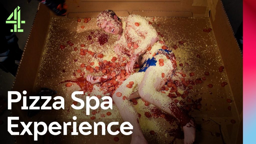 Channel 4 and Domino’s Pizza have teamed up to create the world’s first ‘pizza spa’ in their latest branded content piece