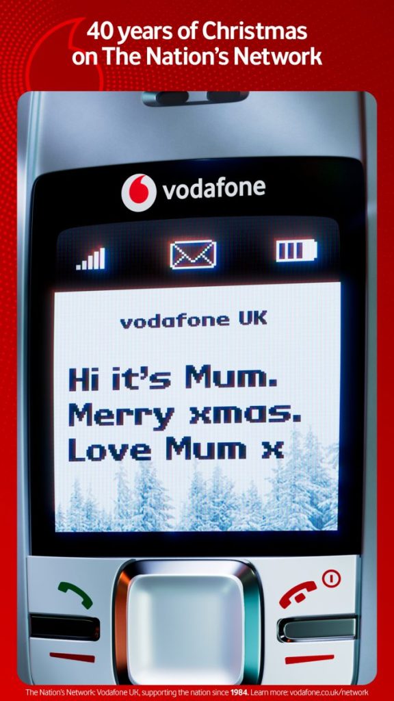 Vodafone has launched its emotional festive campaign celebrating 40 years of bringing people together at Christmas.