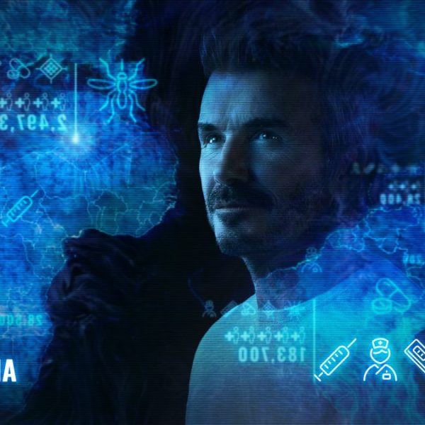 A nationwide out-of-home advertising campaign featuring David Beckham has been launched to boost efforts in the fight against malaria. 