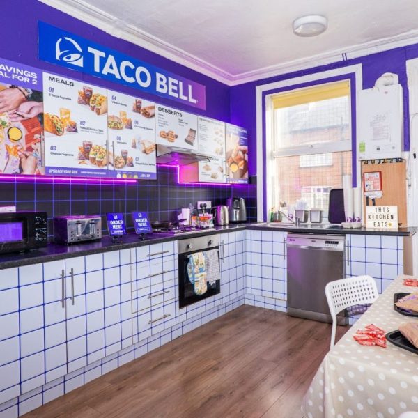 Taco Bell transforms Leeds student flat into taco-themed haven