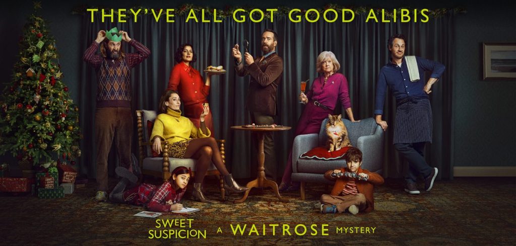 Waitrose has unveiled a classic mystery-themed film for its Christmas campaign, with an all-star cast enlisted to appear to across two episodes.
