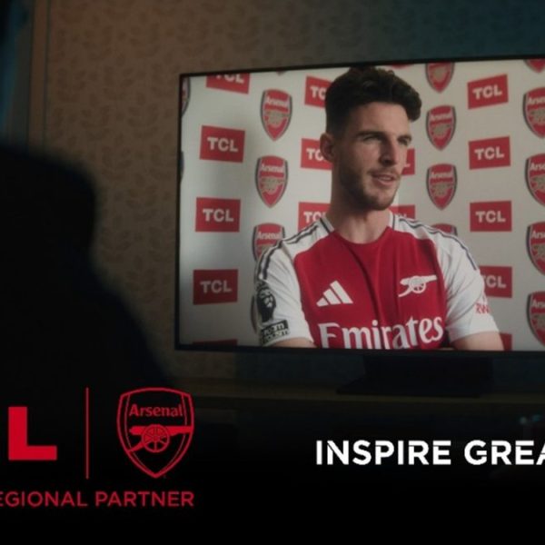 Arsenal has partnered with electronics firm TCL to celebrate the values of teamwork and community that some of its star players hold dear.