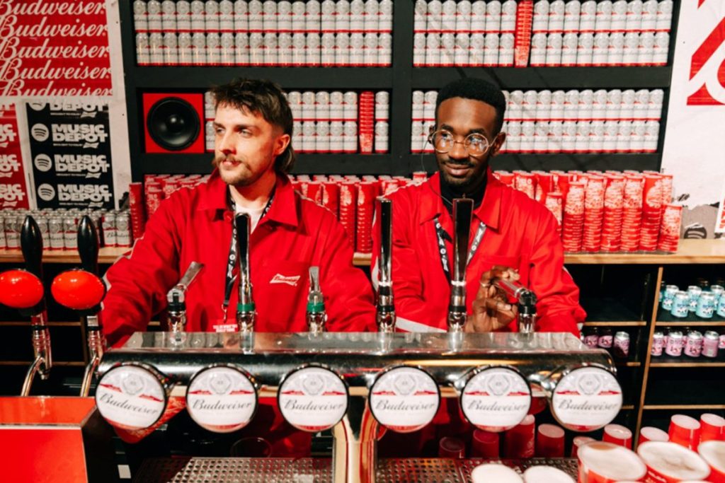 Spotify has partnered with Budweiser for its first UK Spotify AUX event in Manchester.