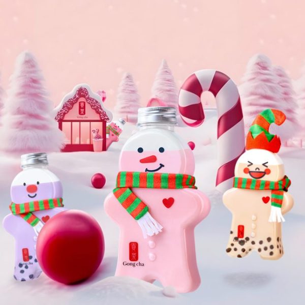 Taiwanese bubble tea company, Gong Cha has launched a social media campaign for its gingerbread bottles.