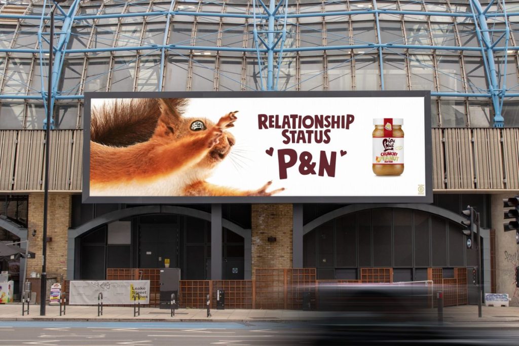 Pip & Nut has launched a nationwide out-of-home campaign in a bid to drive awareness and to illustrate how not all nut butters are created equal