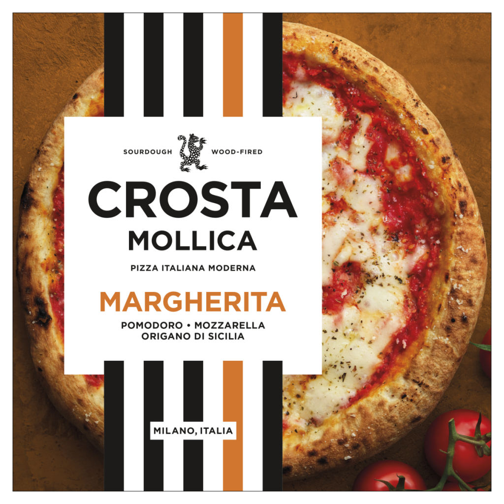 Italian pizza brand Crosta Mollica has launched a full brand refresh across its fresh and frozen sourdough pizza range.