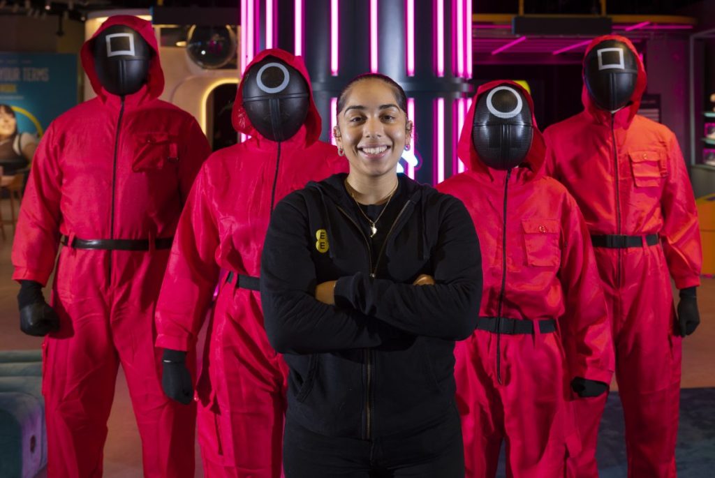 EE and Netflix have teamed up to host a Squid Game 2 experience at the EE studio in Westfield White City this weekend.