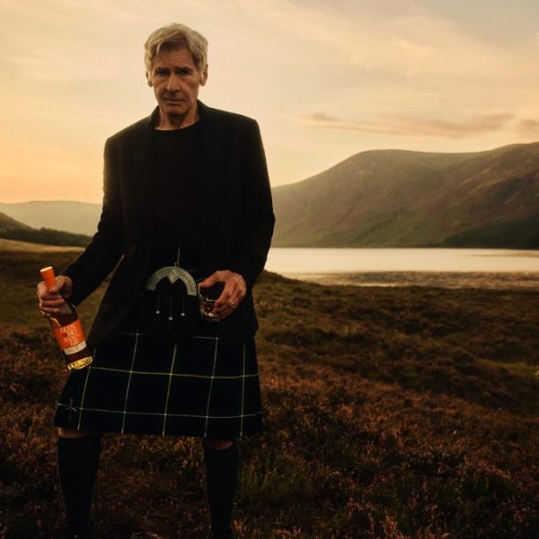Hollywood star Harrison Ford, known for his roles in Indiana Jones and Star Wars, was projected onto landmarks across the Scottish Highlands, to mark the premiere of the newest episode in single malt whisky Glenmorangie's 'One Upon a Time in Scotland' series.