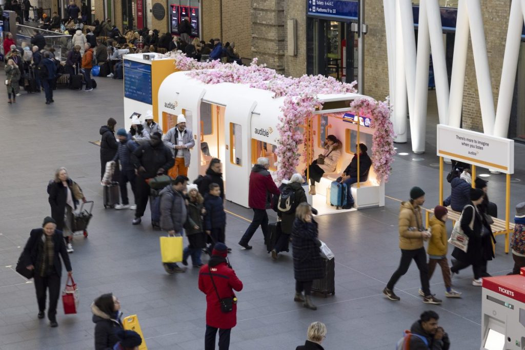 Audible has launched its latest campaign inspiring calm in commuters.