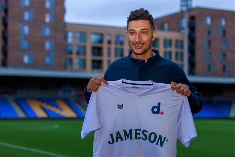 Jameson has teamed up with Drinkaware and England man Jay Bothroyd to encourage more responsible alcohol consumption among football fans.