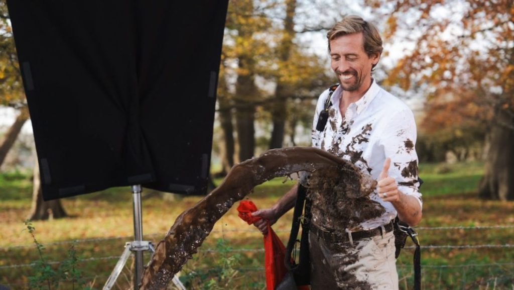 Clothing care products brand Ariel has launched a campaign for Ariel Pods: The Big One with the help of former England football star Peter Crouch.