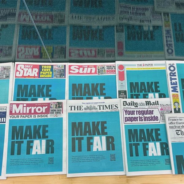 National and regional news outfits have come together to put their weight behind a campaign calling out the threat posed by big tech’s AI models.