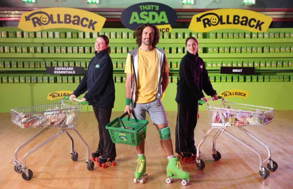 Supermarket chain Asda is celebrating its price-conscious 'Rollback' initiative with a new campaign featuring TV fitness personality Joe Wicks