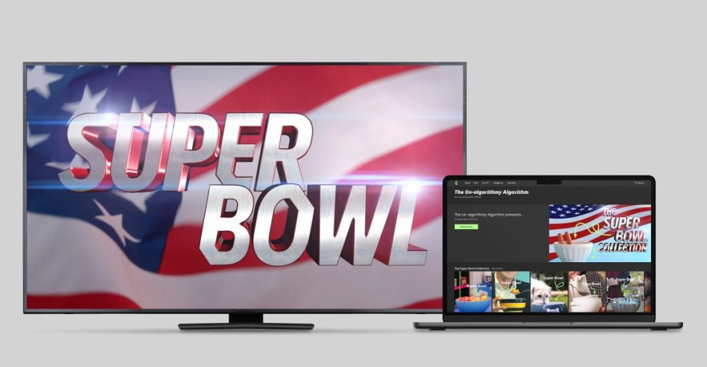 Channel 4 is taking the 'Super Bowl' quite literally with a typically comical new ad promoting the broadcaster's Super Bowl Collection.