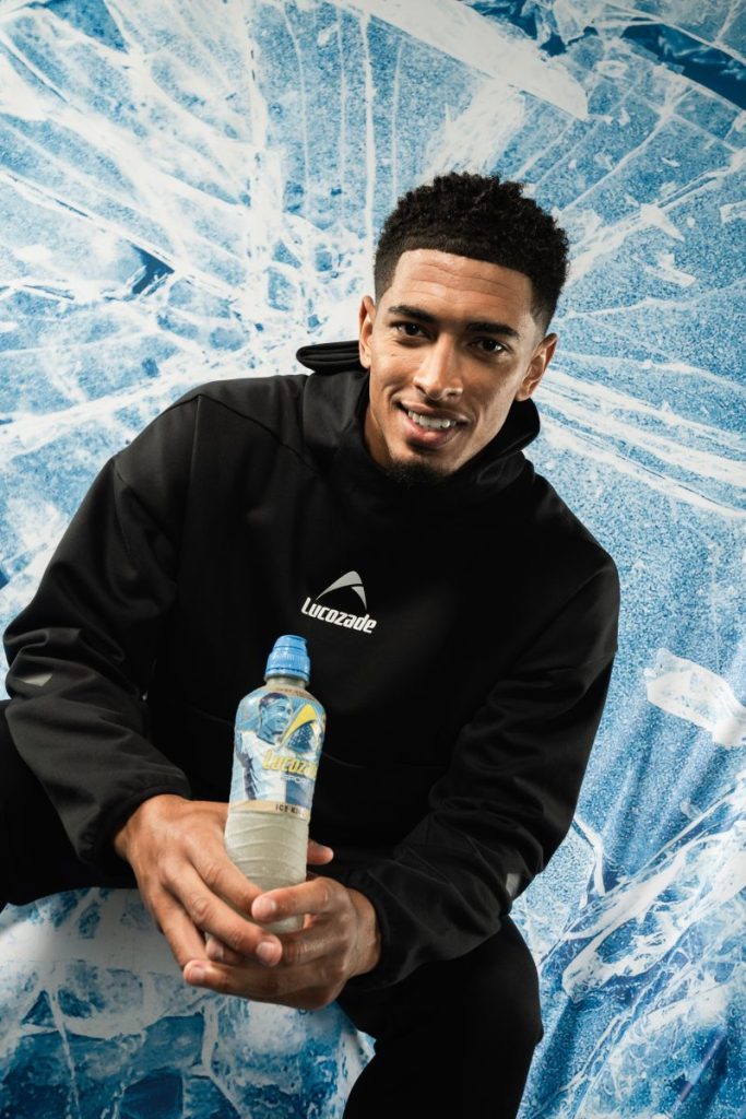 Lucozade Sport has enlisted the services of global footballing superstar Jude Bellingham to help promote its new 'Ice Kick' flavour.