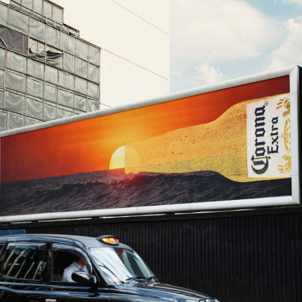 Corona is heralding the start of BST with a new out-of-home campaign that pays homage to the traditional wedge of lime served with its drinks.