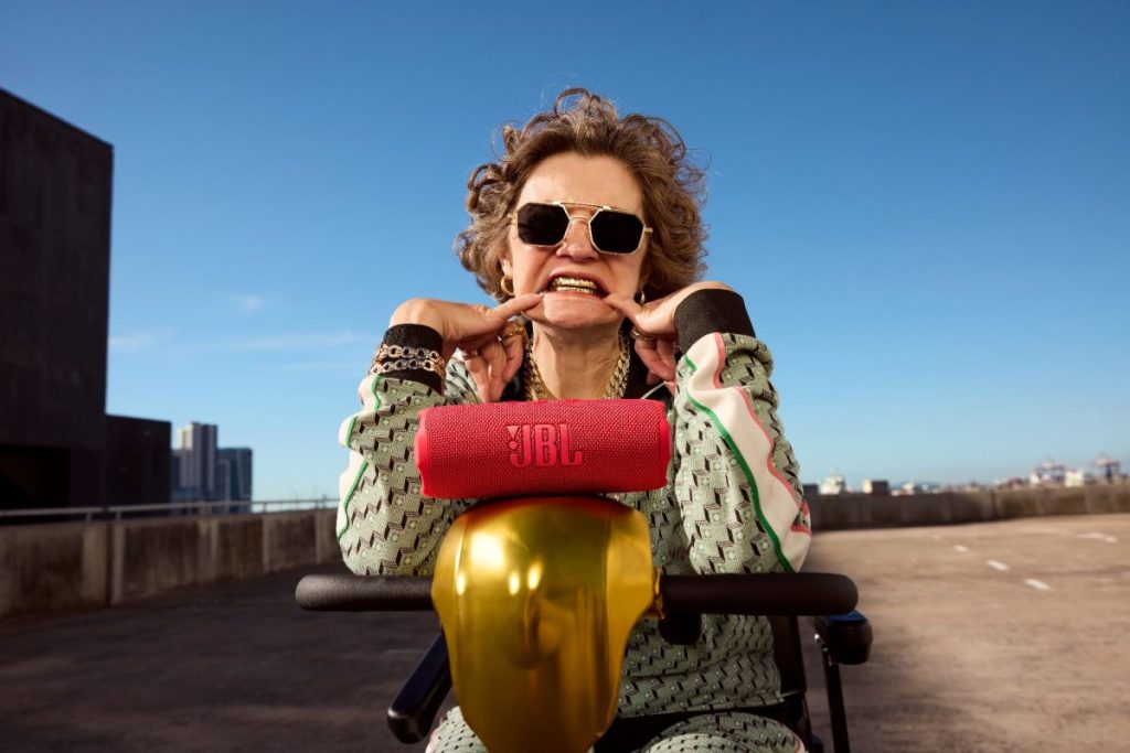 JBL is celebrating the launch of its next generation Flip 7 and Charge 6 portable speakers with a series of playful vignettes.