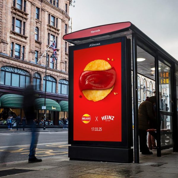 Walkers has once again partnered with Heinz to tease their latest collaboration via a series of cryptic digital OOH and social media activations.