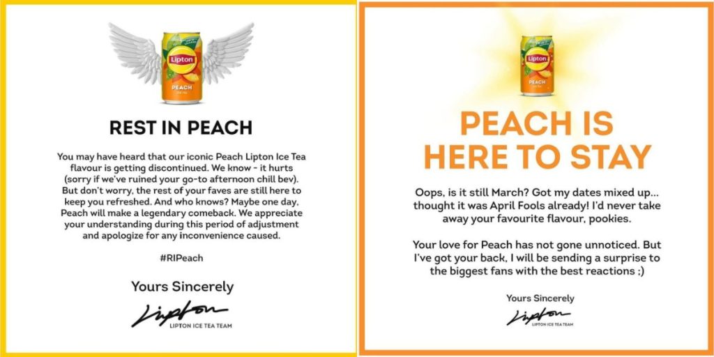 The Advertising Standards Authority (ASA) has banned two social media posts from Lipton Iced Tea.