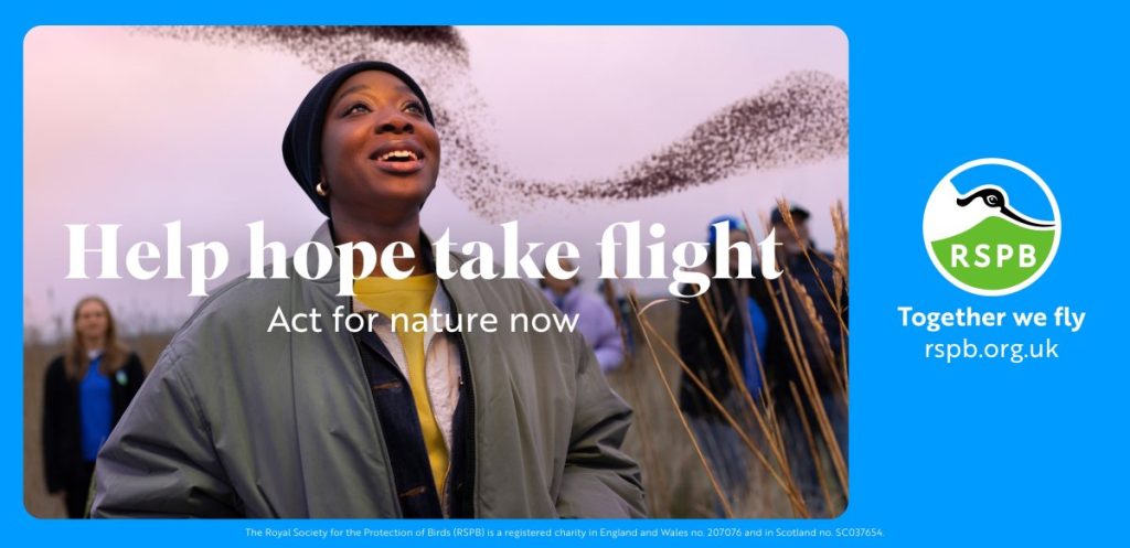 Royal Society for the Protection of Birds (RSPB) is hoping to inspire the public to take action to protect nature in the here and now