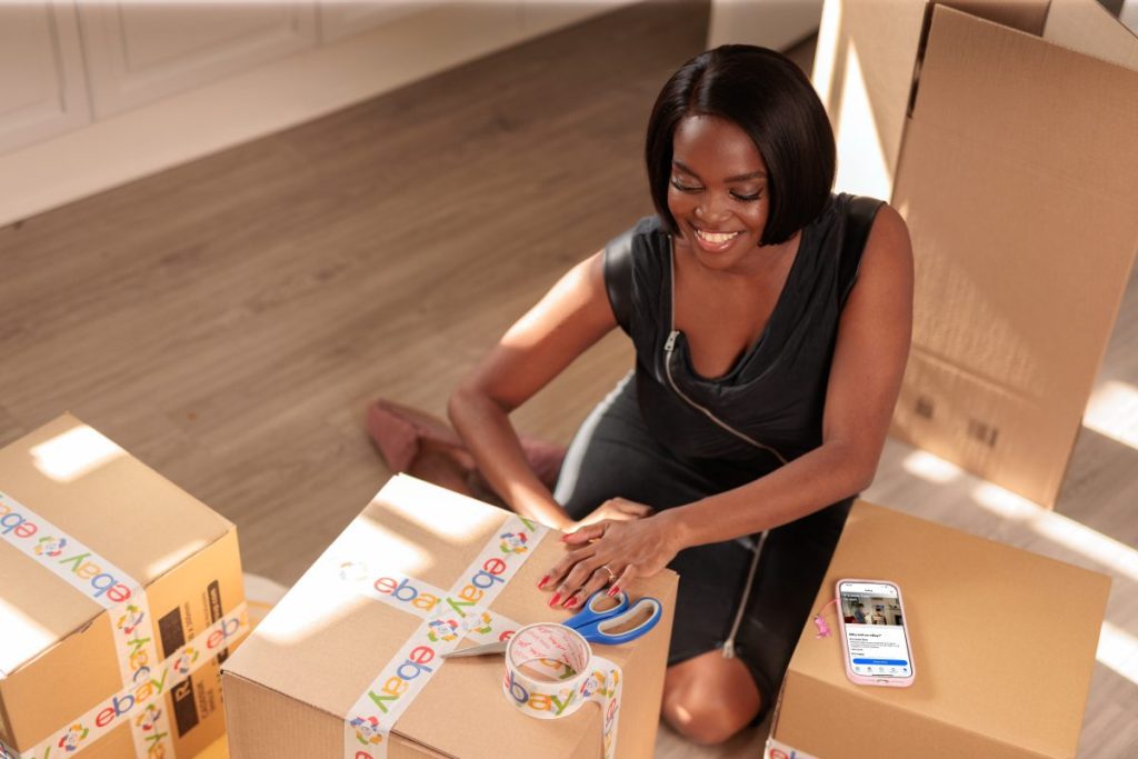 Online marketplace Ebay has teamed up with Strictly star Oti Mabuse to launch a spring-cleaning challenge.