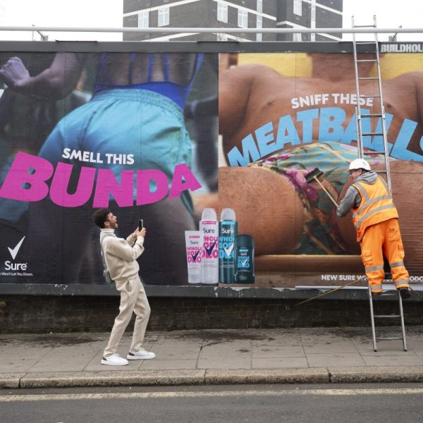 Sure has unveiled a bizarre out-of-home campaign in London today (25 March) offering passers-by the chance to interact with  'sniffable' billboards.