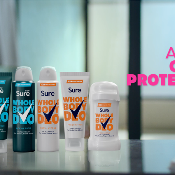 British multinational consumer packaged goods firm Unilever has unveiled a new £12.5m campaign for its Sure Whole Body Deodrant range, challenging the assumption that most body odour comes from people’s armpits.