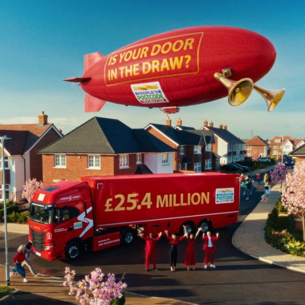 The People's Postcode Lottery is taking to the skies with its 'Big Spring Win' campaign, featuring the likes of Emma Willis and Davina McCall.