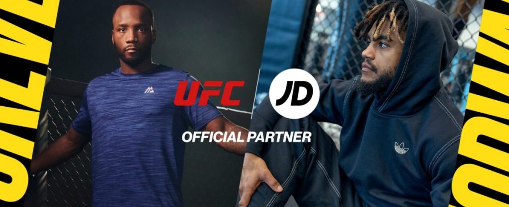 JD Sports has agreed a new European partnership with the UFC, enabling it to tap into the American mixed martial arts firm's legions of global fans.