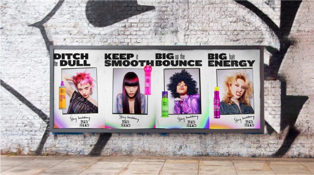 Haircare firm Bed Head has appointed independent media and creative agency Cream to manage its international multi-media marketing drives.