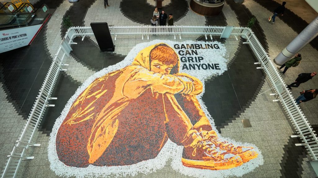 Gambleaware is spotlighting the growing issue of gambling harm among young people with the launch of a hard-hitting installation at Westfield
