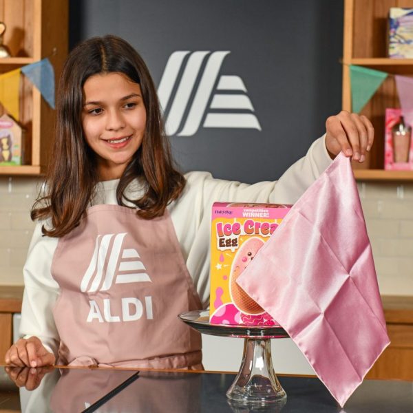 Aldi has unveiled a whimsical Easter campaign that sees it bring a 12 year-old girl's artwork to life as the centrepoint of its latest promotional push.