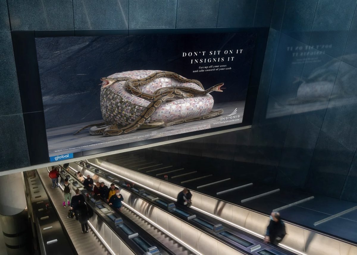 ‘Don’t sit on it, Insignias it’ was devised by creative agency Uncharted