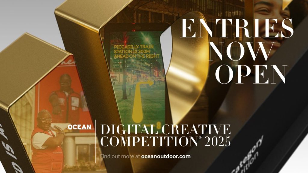 Digital out-of-home media owner Ocean Outdoor has opened its Digital Creative Competitions for entries.