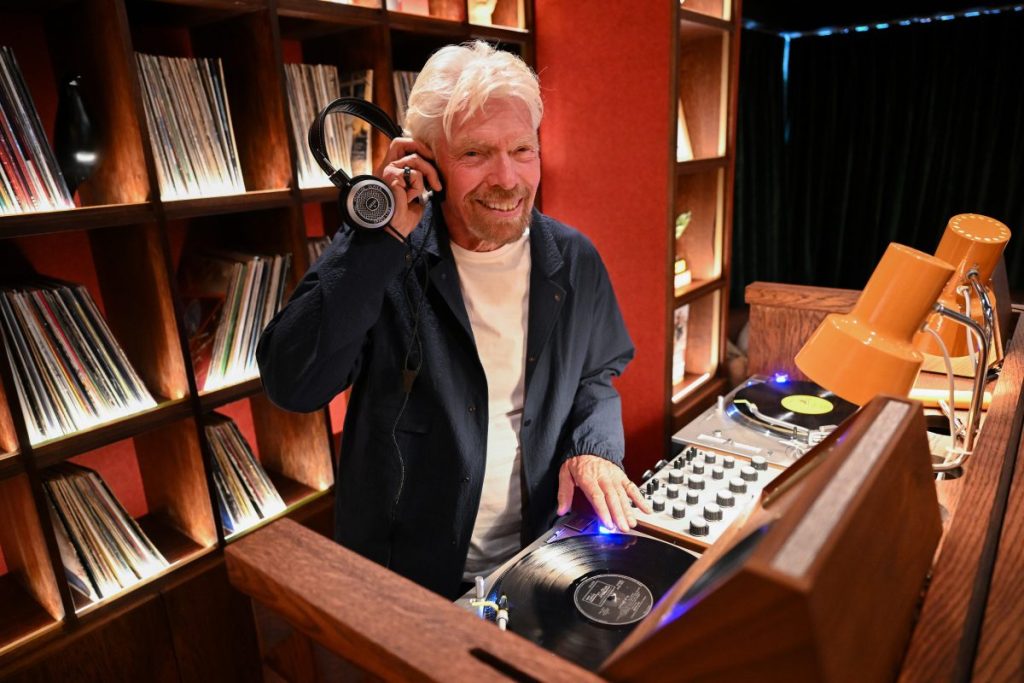 Sir Richard Branson celebrated the opening of Virgin Hotels, London Shoreditch by handing out hundreds of prizes.