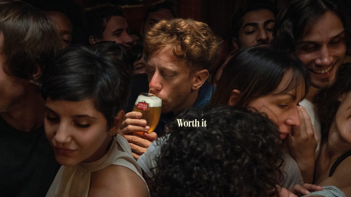 Stella Artois is honouring the "sacred first sip in claustrobars" with a new campaign that pokes fun at the often overcrowded nature of bars.