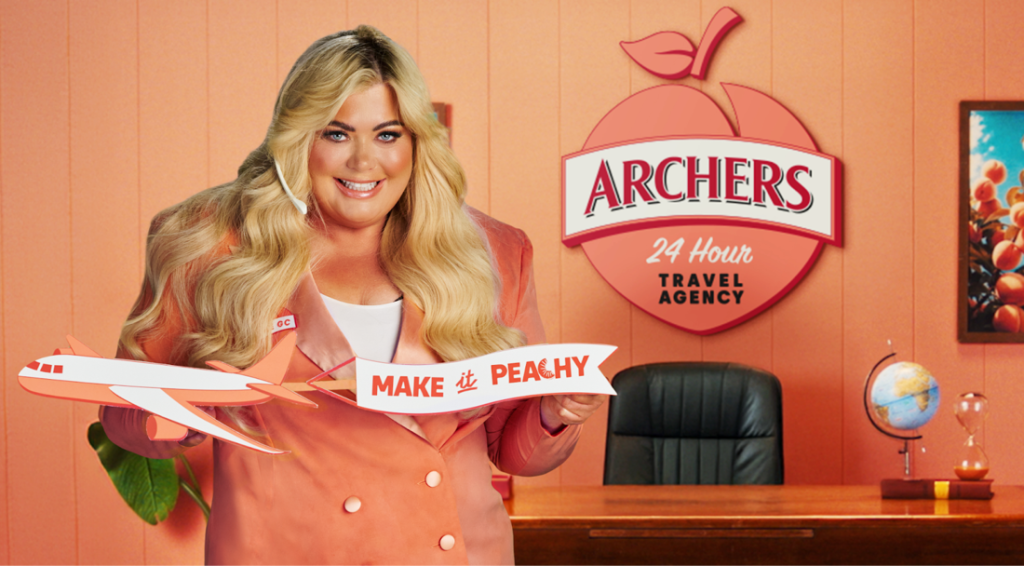 Archers Schnapps has snapped up TV personality Gemma Collins for the launch of a new campaign celebrating its refreshed packaging