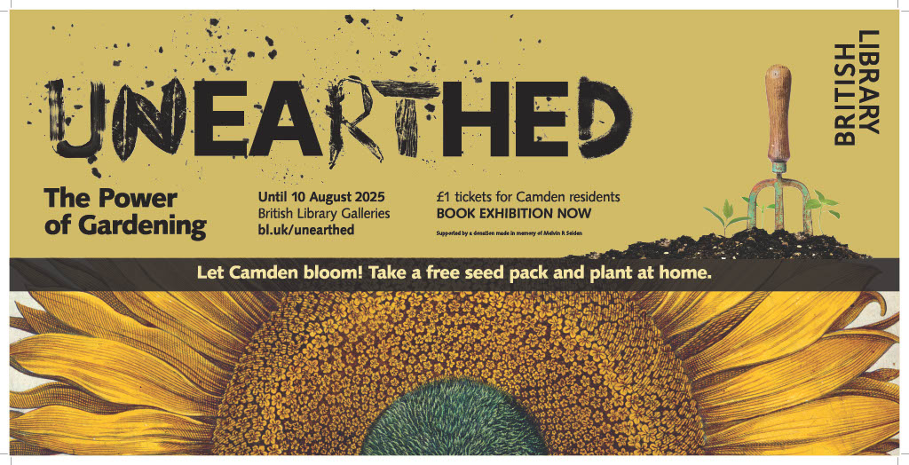 The British Library has unveiled a new campaign celebrating its Unearthed exhibition.
