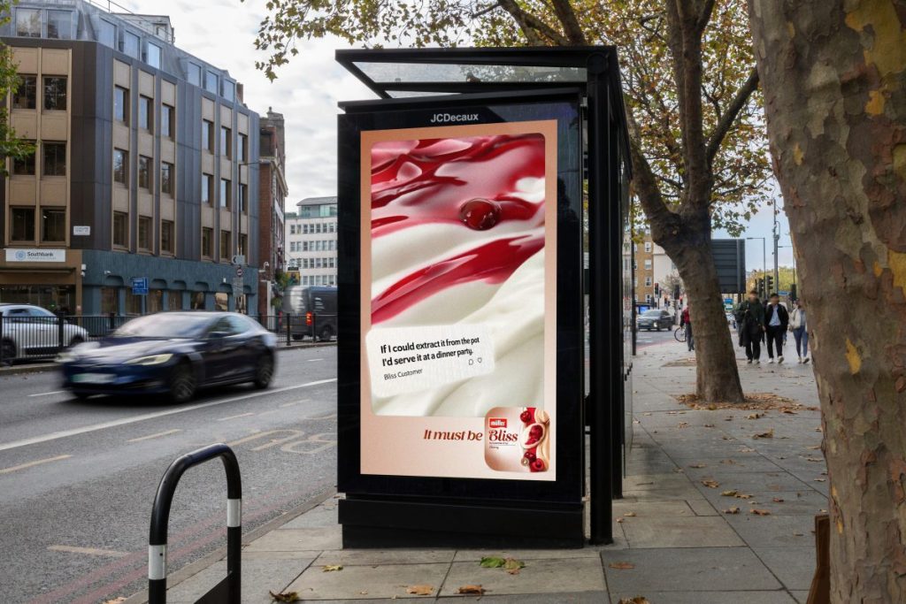 Yoghurt brand Muller has unveiled a new campaign to rebrand its Bliss range as an 'everyday luxury'. 