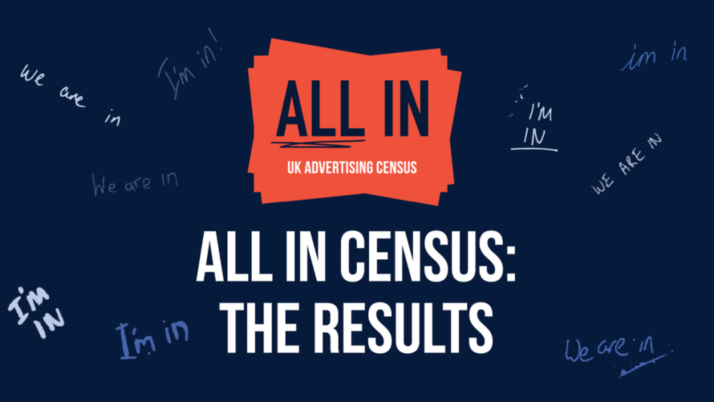 According to All In census data, 78% of people enjoy working in advertising.