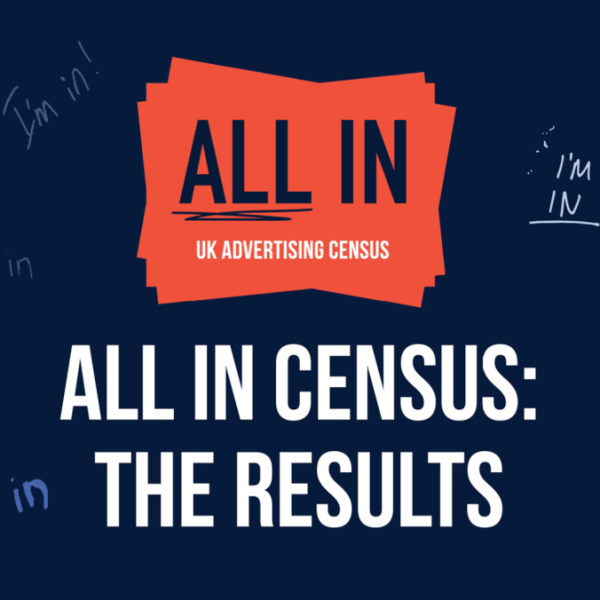 According to All In census data, 78% of people enjoy working in advertising.