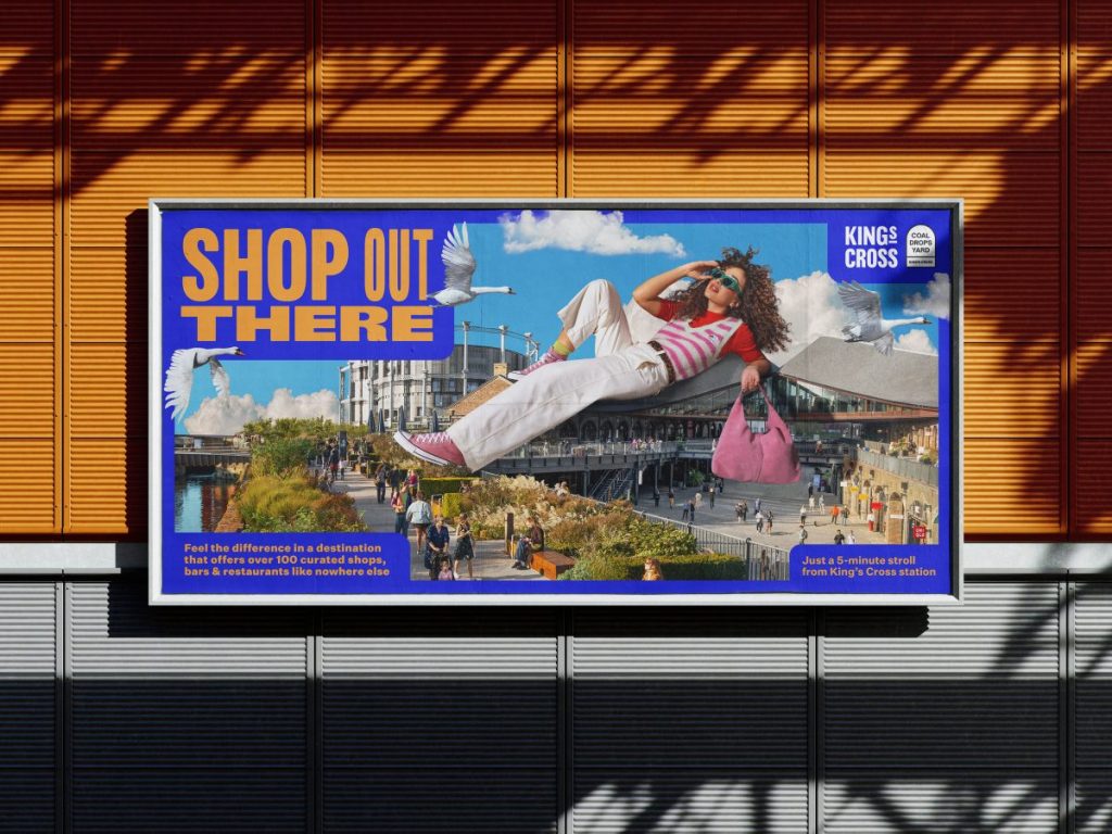 London neighbourhood, King's Cross, aims to position itself as a "distinctly different shopping destination" in a new campaign.