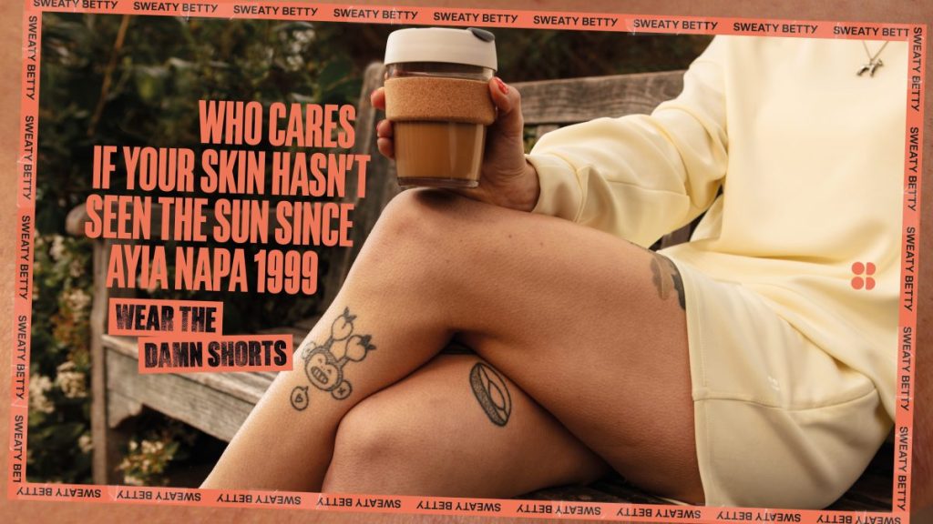 Activewear brand Sweaty Betty encourages women to embrace their bodies and wear shorts confidently this summer.